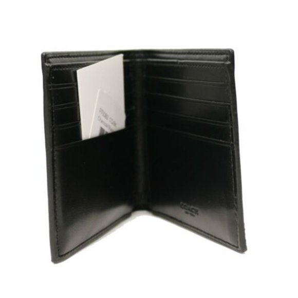 NEW Coach  Double Bill Signature PVC Men Wallet - Picture 3 of 5